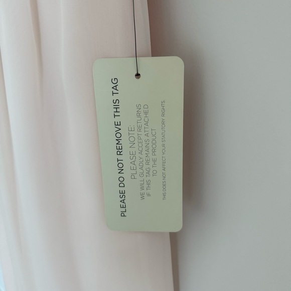 Adrianna Papell Champagne Yvory Blush Crepe Dress - Picture 7 of 12